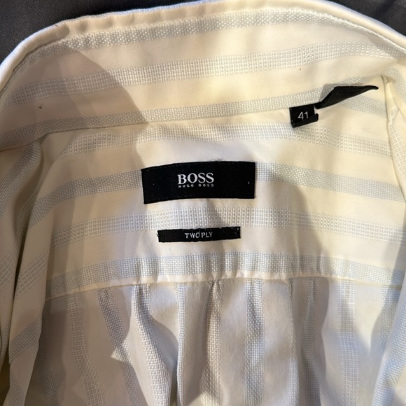 Hugo Boss Mens Dress Shirt Size 41 - Picture 3 of 4